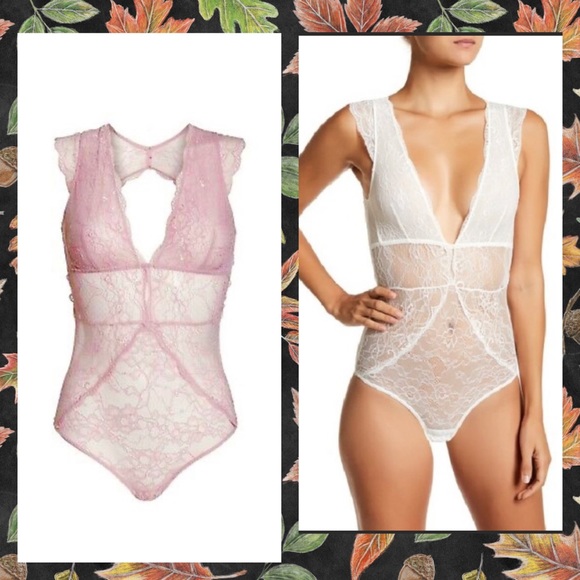 SAM EDELMAN LACE BODYSUIT - Picture 1 of 8